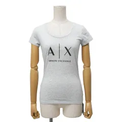 ■美品■ARMANI EXCHANGE アルマーニエクスチェンジ 半袖Ｔシャツ サイズXS ロゴ カットソー ブランド古着【中古】20260202/RA7567