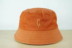 COMME CA DU MODE  キッズ帽子　男女兼用帽子　バケットハット　オレンジ色　サイズ５６cm　キャップ　帽子　[[1.1.]]