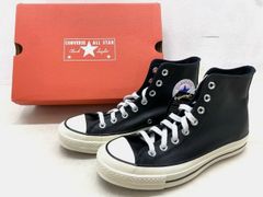 US7.5】ワンスター 黒×白 ハイカット レザー ALL STAR - メルカリ