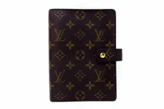 【229646】LOUIS VUITTON ルイ・ヴィトン  アジェンダMM  6穴 手帳カバー R20105 モノグラム