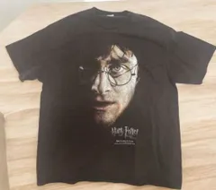 【229238】＜25FW＞  ハリー・ポッター Tシャツ　ダニエルラドクリフ メンズ  ・L 25-F-W-04 ブラック