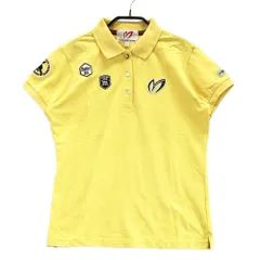 サイズ：0 MASTER BUNNY EDITION マスターバニーエディション  半袖ポロシャツ ワッペン  イエロー系 [240101572293] ゴルフウェア レディース ストスト