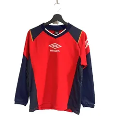 アンブロ UMBRO タグ付き Tシャツ トレーナー 長袖 160㎝ 赤 レッド ■GY61