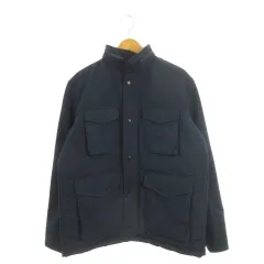 エドウィン EDWIN FIELDMAN BY EDWIN 中綿ジャケット L 紺 ネイビー スタンドカラー 長袖 フラップポケット /AH36 ■GY58