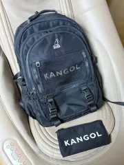 カンゴール ブラック バックパック + ポーチ セット
