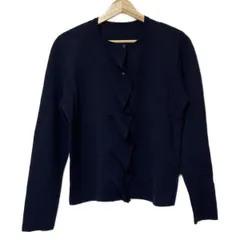 DAMAcollection(ダーマコレクション) カーディガン サイズ3L レディース - ダークネイビー 長袖/フリル