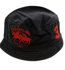 POLO RALPH LAUREN バケットハット ネイビー　約55cm
