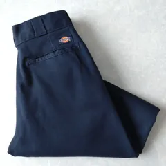 ■古着 Dickies ディッキーズ 874DN ワークパンツ チノ ダークネイビー 濃紺 実寸W29L31【D1690】