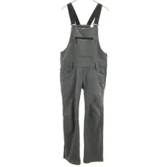 686 シックスエイトシックス スノーボード ソフトシェル オーバーオール S グレー 裏フリース レディース 古着