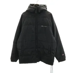 Champion チャンピオン 中綿ジャケット XL ブラック メンズ 古着