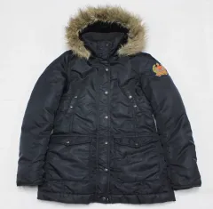 ポロジーンズ ラルフローレン レディース S ダウンアウター 洗濯済 きれい/P06