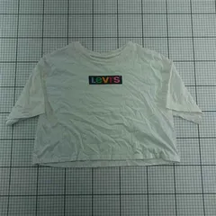 ◇ ⊂ リーバイス Levi's マルチカラーロゴTシャツ ホワイト系 メンズ Mサイズ E  【1601150002204】