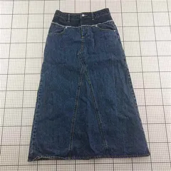 ◇ Θ ディスコート Discoat デニムロングスカート Mサイズ レディース E  【1601150001986】