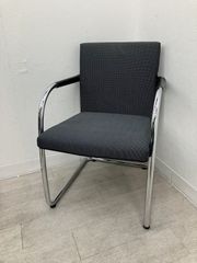 wilkhahn Aline 黒 メッシュ スタッキングチェア 3脚セット - メルカリ