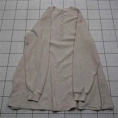◇ Θ フリークスストア FREAK'S STORE ワッフルヘンリーネックカットソー ベージュ系 レディース E  【1601150002792】
