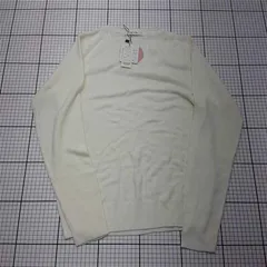 ◇ ⊇ ミリアンデニ mili an deni Vネックニットセーター OW L レディース E  【1601150003287】