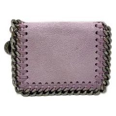 stellamccartney(ステラマッカートニー) 3つ折り財布 ファラベラ ライトパープル×シルバー