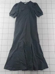 ◇ Θ サニーレーベル アーバンリサーチ 半袖フレアワンピース ブラック系 レディース E  【1601150004963】