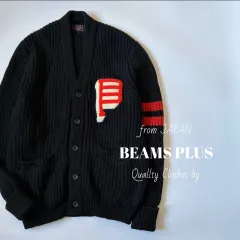 BEAMS PLUS / 3ゲージ　レタードカーディガンのサムネイル