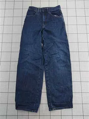 ◇ Θ ユニクロU UNIQLO U ワイドストレートジーンズ インディゴブルー メンズ E  【1601150007841】