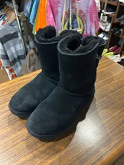 A-1714 UGG アグ ムートンブーツ 冬用ブーツ ボアブーツ ブラック 25cm