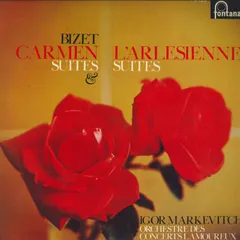 LP Igor Markevitch, Orchestre Des ビゼー: カルメン, アルルの女 組曲 FG125 FONTANA /00260