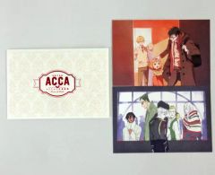 [중고] 종이 제품 (남성) 일러스트 카드 2 장 세트 (봉투 포함) [낭독 음악극 [ACCA13 구 감찰과] -Piece of Mind-] 프리미엄 티켓 특전