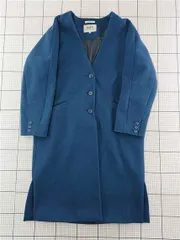 ◇ ⊇ ニコアンド niko and ... Woolly Tec ウーリーテック ノーカラーコート Mサイズ レディース E  【1601150013910】