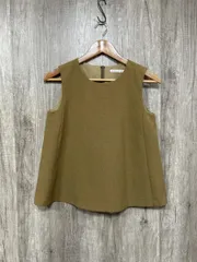 IENA イエナ ノースリーブ 日本製 ブラウス シャツ ベージュ ■◆ レディース