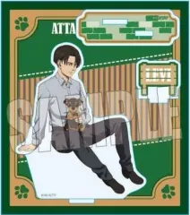 【中古】アクリルスタンド・アクリルパネル リヴァイ(犬といっしょver.) アクリルスタンド 「進撃の巨人」