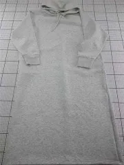 ◇ Θ アメリカンホリック AMERICAN HOLIC フード付きスウェットワンピース グレー系 L レディース E  【1601150033246】