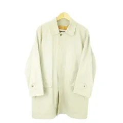 バーバリーズ Burberrys ヴィンテージ ステンカラーコート ロング ライナー付き 裏ノバチェック L グレージュ /AO9 ■GY18