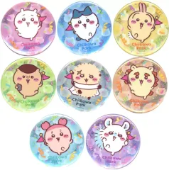 【中古】バッジ・ピンズ 全8種セット 「ちいかわ なんか小さくてかわいいやつ ちいかわパーク トレーディングホログラム缶バッジ～フラッグ～」