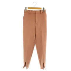 アメリヴィンテージ Ameri VINTAGE スエード調 テーパードパンツ ストレッチ S ピンク /MY ■OS