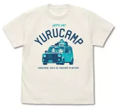 【中古】衣類 桜＆なでしこ＆リンVer. ゆるキャン△カー Tシャツ バニラホワイト XLサイズ 「ゆるキャン△」のサムネイル