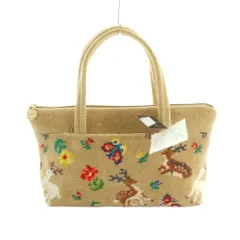 フェイラー FEILER × 中川政七商店 2021年 HEDI SHIKA バッグ ハンドバッグ 総柄 ベージュ 1001-0988-202-00 /MI ■OS ■SH