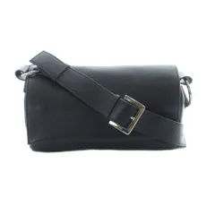 ビアズリー ガリャルダガランテ ミニレザーボディバッグ ショルダーバッグ レザー 本革 黒 ブラック フラップ開閉 /RI ■OS