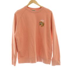 오니츠카 타이거 Onitsuka Tiger 오버사이즈 OVERSIZED TOP 스웨트 트레이너 M 핑크 /SS ■OS