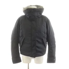 アルマーニエクスチェンジ A/X ARMANI EXCHANGE フライトジャケット ダウンジャケット XS 黒 ブラック ファー /RRのサムネイル