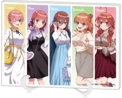 【中古】アクリルスタンド・アクリルパネル 01.集合デザイン 大阪デートver.(描き下ろしイラスト) アクリルアートボード(A5サイズ) 「五等分の花嫁∽」