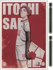 【中古】アクリルスタンド・アクリルパネル 糸師冴 A7アクリルプレート 「ブルーロック×PRINCESS CAFE あたり付き缶バッジくじ第1弾」 あたり景品