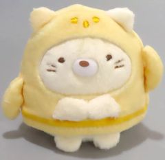 [중고] 키홀더 고양이 테노리 봉제인형(마스코트) [스미코구라시×특별전 하니와]
