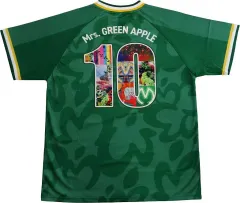 【中古】衣類 [単品] Mrs. GREEN APPLE ゲームシャツ グリーン 「Blu-ray/DVD 10【10 ＆ “Harmony” COMPLETE BOX】」 同梱特典