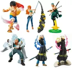 【中古】食玩 トレーディングフィギュア 全6種セット 「ワンピース ATTACK MOTIONS ～PUNK HAZARD～」 