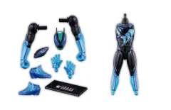 【中古】食玩 トレーディングフィギュア ゼッツ テクノロムストリーム セット 「装動 仮面ライダーゼッツ AGT1 Feat.装動 仮面ライダーガヴ」