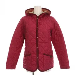 ラベンハム LAVENHAM キルティングジャケット フード付き 中綿 アウター 36 ピンク /YM