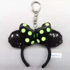 【中古】キーホルダー ミニーマウス(カチューシャ型) キーチェーン 「ディズニー・ハロウィーン2025」 東京ディズニーリゾート限定
