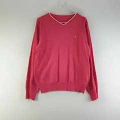 アーノルドパーマー レディース 100% ピンク Vネック ニット L2724