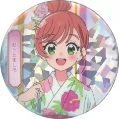 【中古】バッジ・ピンズ 虹ヶ丘ましろ 「ひろがるスカイ!プリキュア ホログラム缶バッジ(テレビ朝日限定浴衣デザイン)」