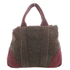 サザビー SAZABY ハンドバッグ トート スエード切替 ウール マルチカラー /GV ■GY18